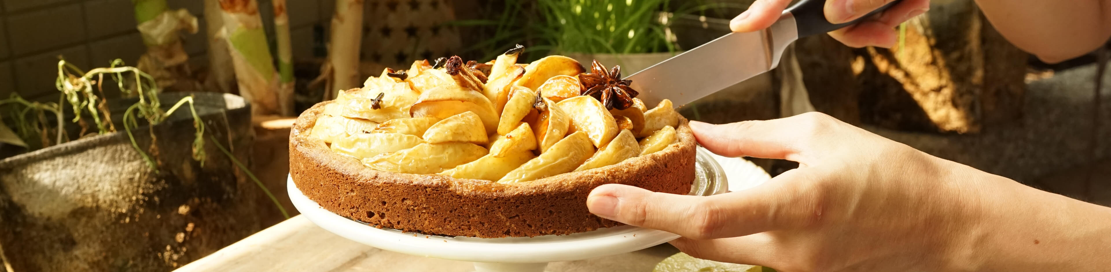 ▎知果堂料理教室 ▎純素蘋果派